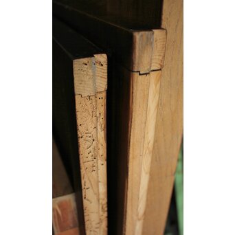 民藝 万本格子戸 2枚1組　L965 