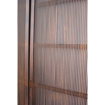 民藝 万本格子戸 2枚1組　L965 