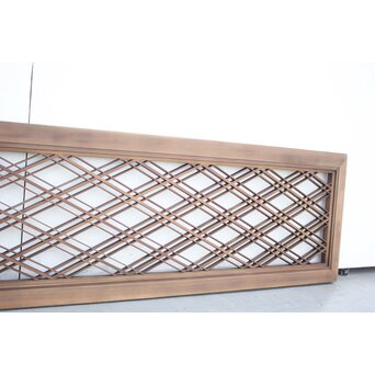 三重菱形組子欄間　R2428 