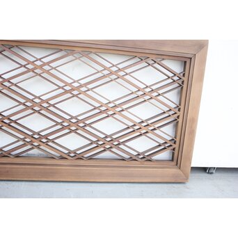 三重菱形組子欄間　R2428 