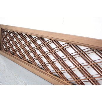 三重菱形組子欄間　R2428 