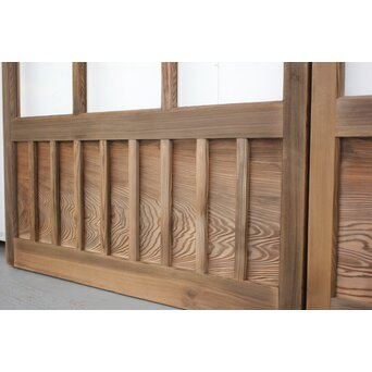 ハイサイズ クリアガラス戸 4枚1組　D176 