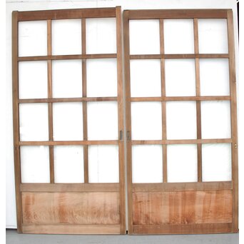 ハイサイズ クリアガラス戸 4枚1組　D176 