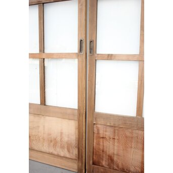 ハイサイズ クリアガラス戸 4枚1組　D176 