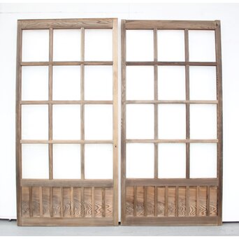 ハイサイズ クリアガラス戸 4枚1組　D176 