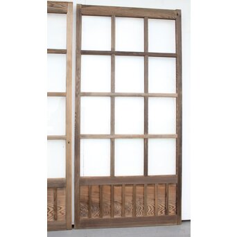 ハイサイズ クリアガラス戸 4枚1組　D176 