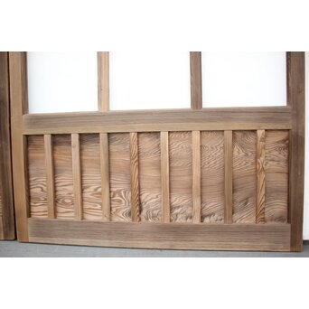 ハイサイズ クリアガラス戸 4枚1組　D176 