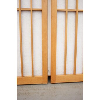 両面仕様 障子風アクリル建具 2枚1組　R2432 