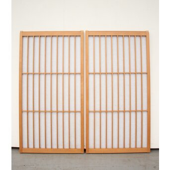 両面仕様 障子風アクリル建具 2枚1組　R2432 反対面も同じデザイン　障子では難しい両面仕様です