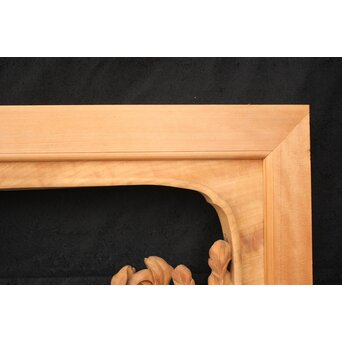 大島五雲 井波彫刻大作 桜と木蓮 2枚1組　X090Y 