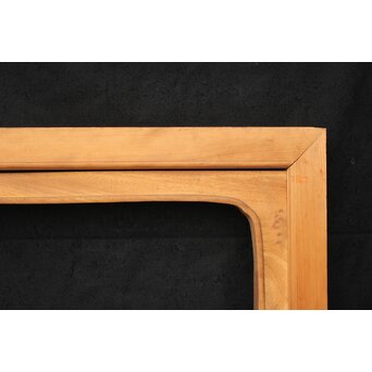 大島五雲 井波彫刻大作 葡萄と栗鼠 2枚1組　X091Y 