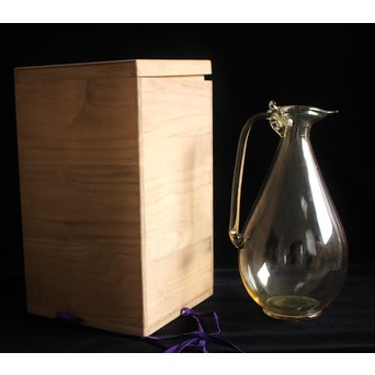 由水常雄 監修 復元正倉院ガラス白瑠璃 水瓶/水差　Y012 