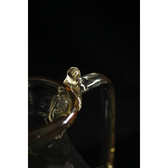 由水常雄 監修 復元正倉院ガラス白瑠璃 水瓶/水差　Y012 