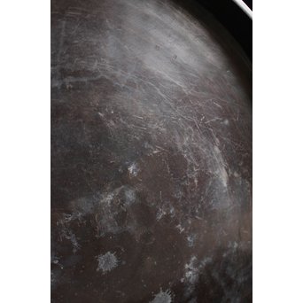 古銅 円式煎茶盆　M089 