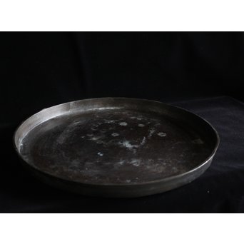 古銅 円式煎茶盆　M089 