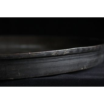 古銅 円式煎茶盆　M089 