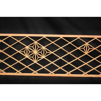 枠無 ちらし組子欄間　R2433 