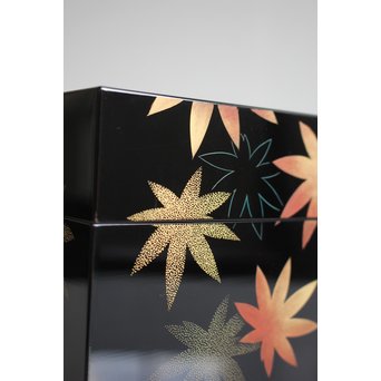 三谷吾一 沈金茶箱　Q040 