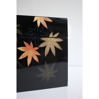 三谷吾一 沈金茶箱　Q040 