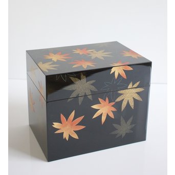 三谷吾一 沈金茶箱　Q040 