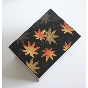 三谷吾一 沈金茶箱　Q040 