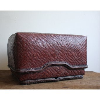 渡辺竹清 大網代箱　U055