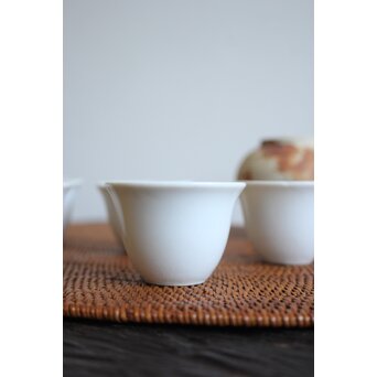 白磁煎茶碗 5客1組　P096 