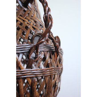 鈴木玩々斎 竹籠　U058 