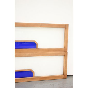変則カット 青色アクリル欄間 在庫5枚　R2436 