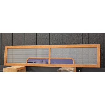 変則カット 青色アクリル欄間 在庫5枚　R2436 