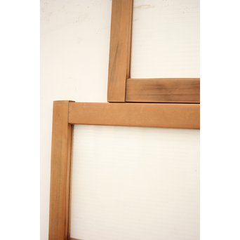 変則カット 青色アクリル欄間 在庫5枚　R2436 