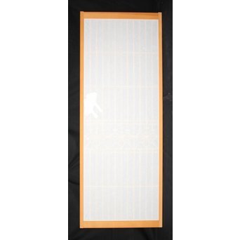 白木 障子付桐組子書院 4枚1組　R2437 