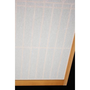 白木 障子付桐組子書院 4枚1組　R2437 