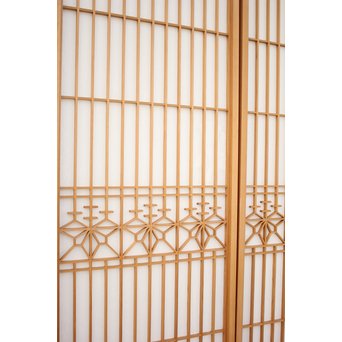 白木 障子付桐組子書院 4枚1組　R2437 