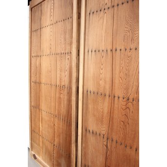 総欅門扉蔵戸 一対2枚1組　W940YD 