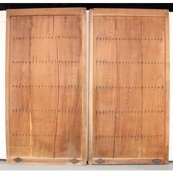 総欅門扉蔵戸 一対2枚1組　W940YD