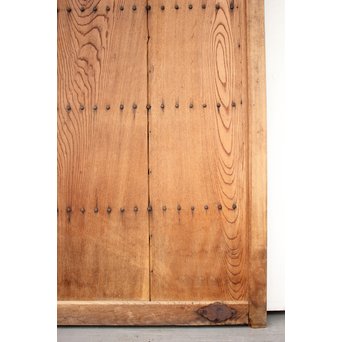 総欅門扉蔵戸 一対2枚1組　W940YD 