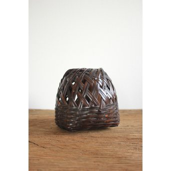 竹心斎 竹花籠 掛花　U060