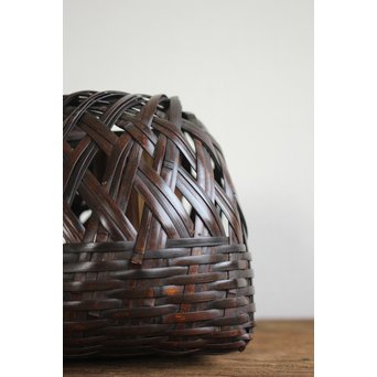 竹心斎 竹花籠 掛花　U060 