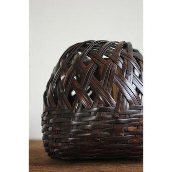 竹心斎 竹花籠 掛花　U060 