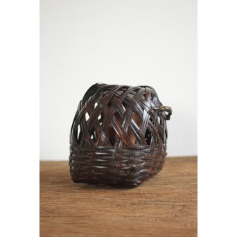 竹心斎 竹花籠 掛花　U060 