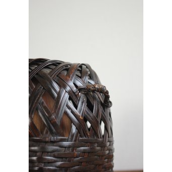 竹心斎 竹花籠 掛花　U060 