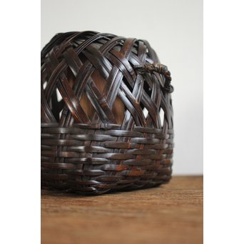 竹心斎 竹花籠 掛花　U060 