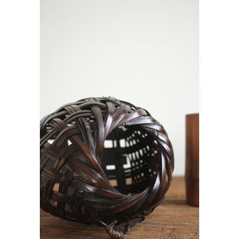 竹心斎 竹花籠 掛花　U060 