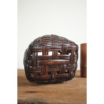 竹心斎 竹花籠 掛花　U060 