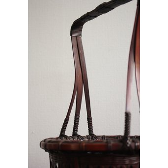 功芳斎 竹花籠　U063 