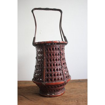 功芳斎 竹花籠　U063 