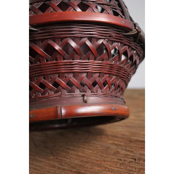 功芳斎 竹花籠　U063 