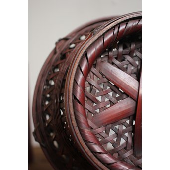 功芳斎 竹花籠　U063 