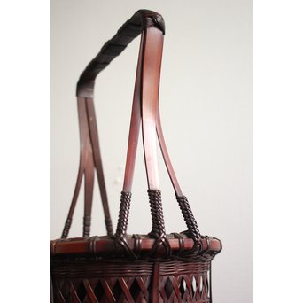 功芳斎 竹花籠　U063 